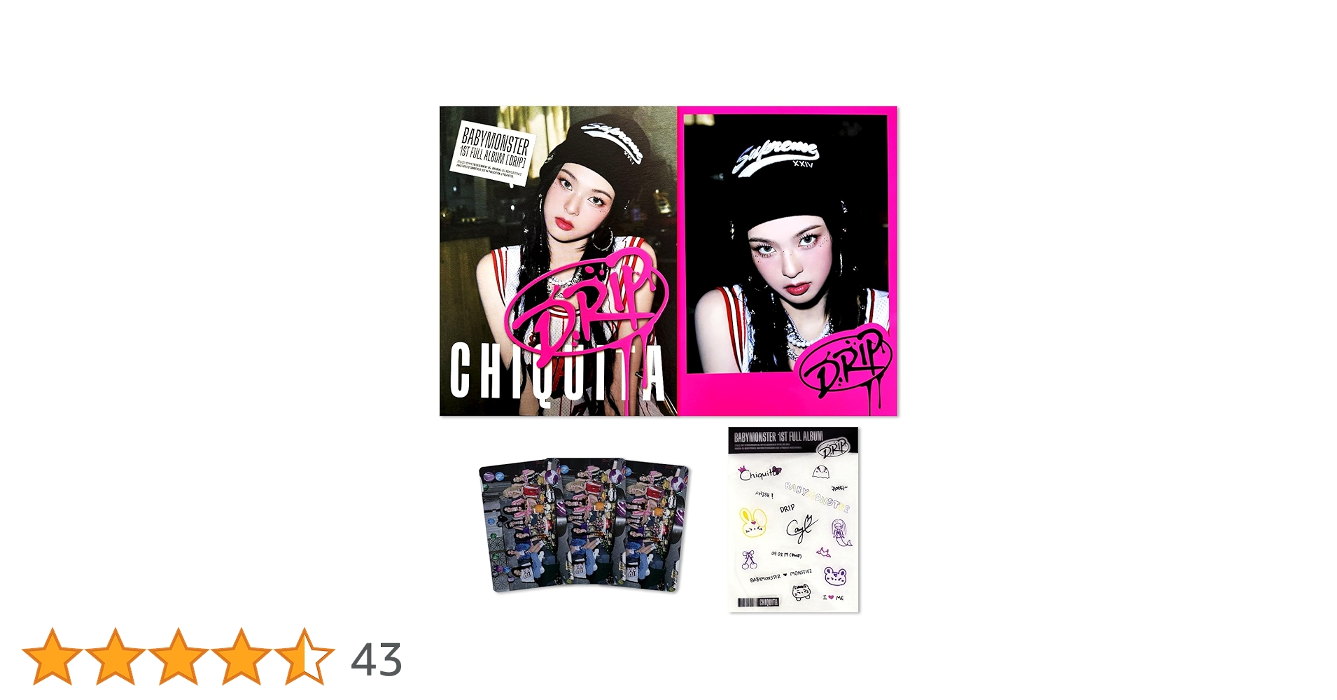 K-POP・アジア BABYMONSTER 1ST FULL ALBUM DRIP Amazon.co.jp: BABYMONSTER 1st FULL ALBUM [DRIP] （韓国盤